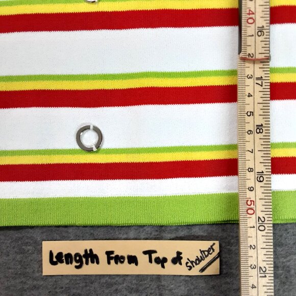 Vintage Nicole Studio Blouse Size 10 Viscose-Nylon Short Sleeve Pullover V-Neck - Picture 6 of 8